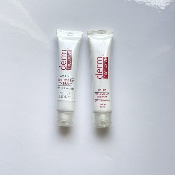 2x Derm Exclusive AM/PM Volume Lip Therapy 0.33 fl oz SPF 15 New Sealed Exp 2016 - Picture 1 of 3
